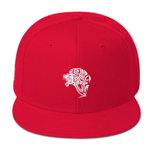 Load image into Gallery viewer, Lion Red Snapback Hat - UnFazed Tees
