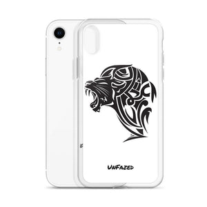 iPhone XR UnFazed Lion Case White - UnFazed Tees