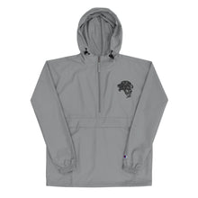 Load image into Gallery viewer, Embroidered Champion Packable Jacket - Graphite - UnFazed Tees
