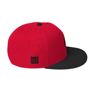 Lion Red & Black Snapback Hat - UnFazed Tees