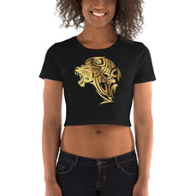 Load image into Gallery viewer, Women’s Crop Tee - Black - UnFazed Tees
