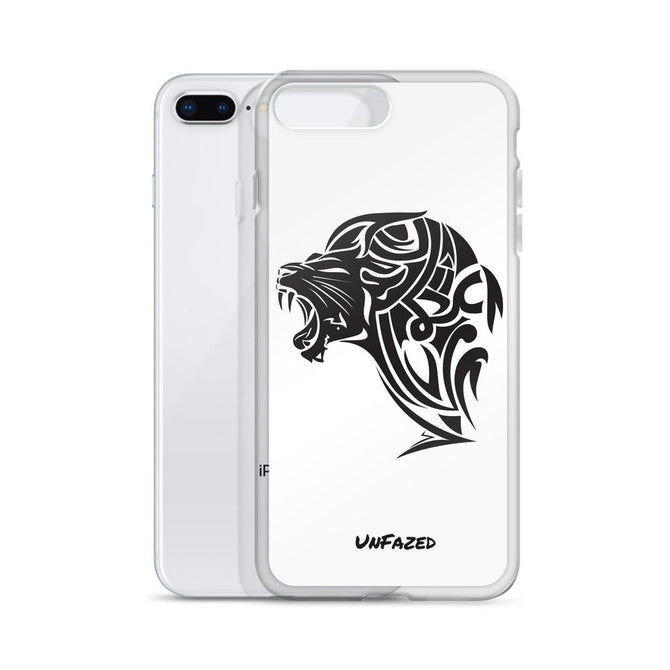 iPhone 7/8 Plus UnFazed Lion Case White - UnFazed Tees