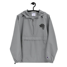 Load image into Gallery viewer, Embroidered Champion Packable Jacket - Graphite - UnFazed Tees
