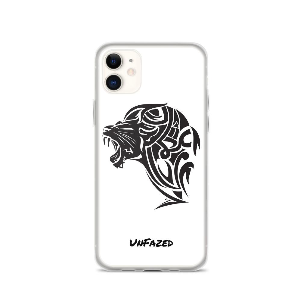 iPhone 11 UnFazed Lion Case White - UnFazed Tees