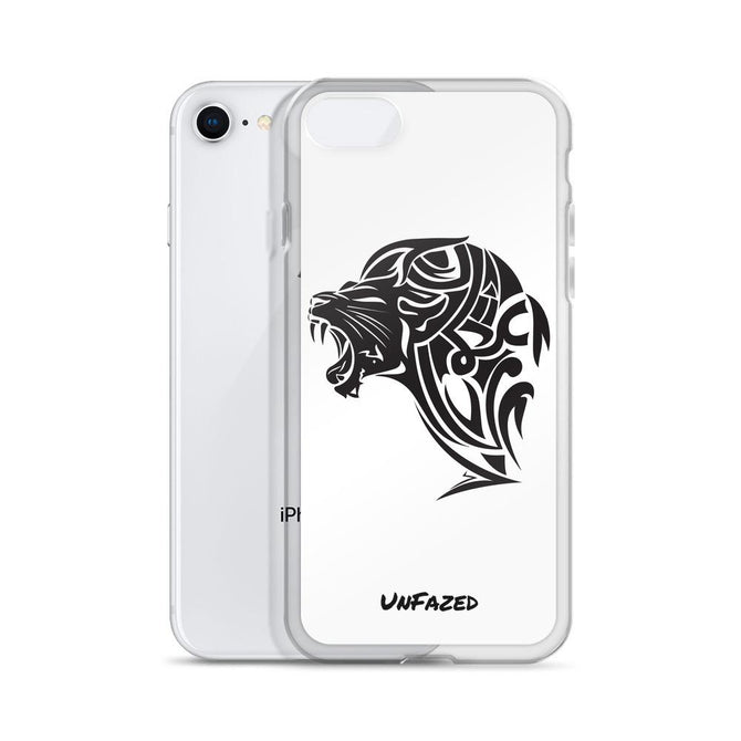 iPhone 7/8 UnFazed Lion Case White - UnFazed Tees