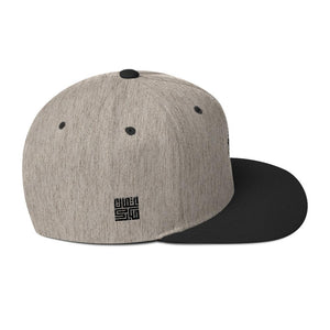 Heather Grey & Black Snapback Lion Hat - UnFazed Tees