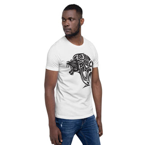 Short-Sleeve UnFazed Lion T-Shirt - White - UnFazed Tees