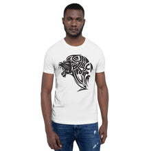 Load image into Gallery viewer, Short-Sleeve UnFazed Lion T-Shirt - White - UnFazed Tees
