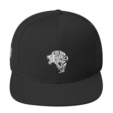 Load image into Gallery viewer, Embroidered White Lion Snapback Hat - UnFazed Tees
