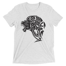 Load image into Gallery viewer, Short sleeve tri-blend Lion t-shirt - White - UnFazed Tees
