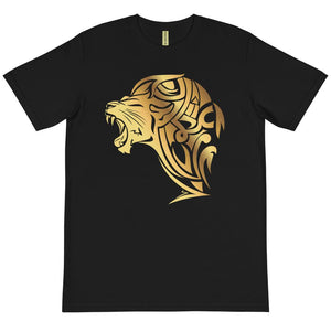 Organic UnFazed Lion T-Shirt - Black - UnFazed Tees