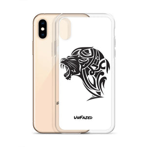 iPhone X/XS UnFazed Lion Case White - UnFazed Tees