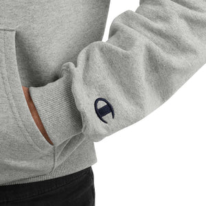 Champion Lion Hoodie - Light Steel - UnFazed Tees