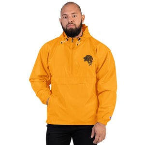 Embroidered Champion Packable Jacket - Gold - UnFazed Tees