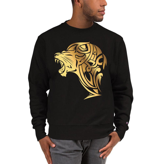 Champion Golden Lion Sweatshirt -  Black - UnFazed Tees