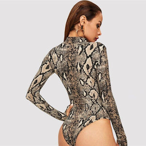 Anaconda Bodysuit - Snake Print - UnFazed Tees