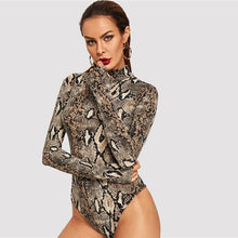 Load image into Gallery viewer, Anaconda Bodysuit - Snake Print - UnFazed Tees
