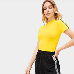 Killer Bill Racer Bodysuit - Yellow - UnFazed Tees