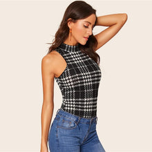 Load image into Gallery viewer, Park Avenue Bodysuit - Black and White Plaid - UnFazed Tees
